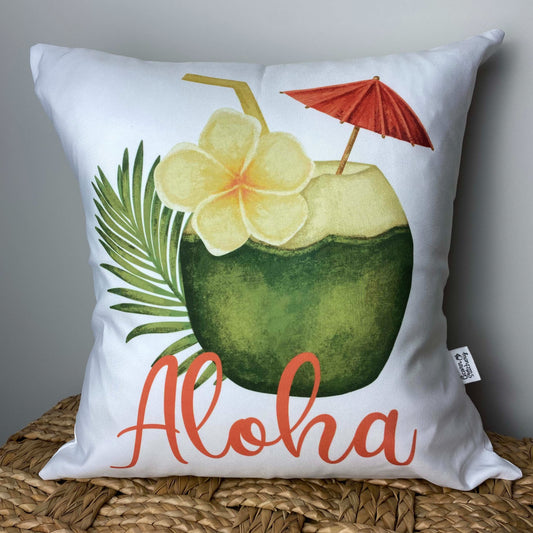 Aloha Indoor/Outdoor pillow 18" x 18"