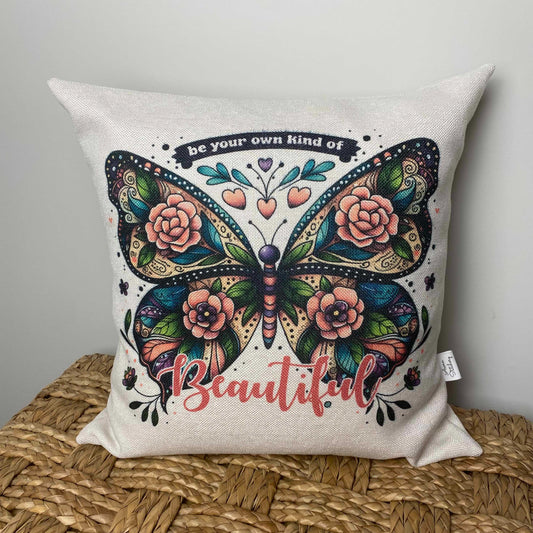Be Your Own Kind Of Beautiful pillow 18" x 18"