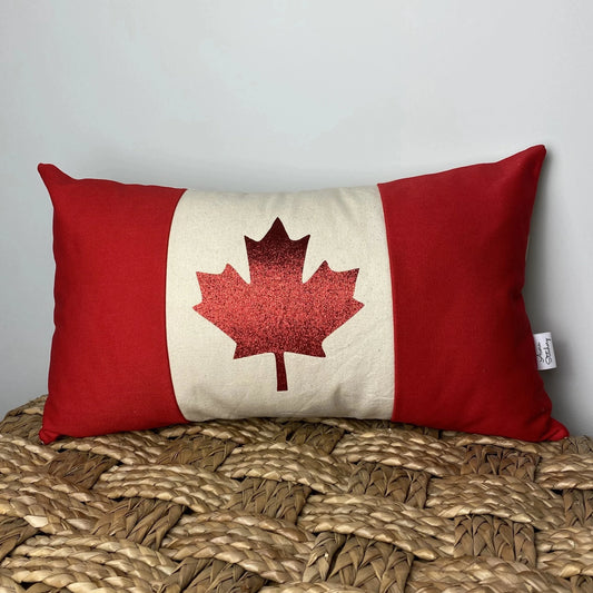 Canada pillow 12" x 20"