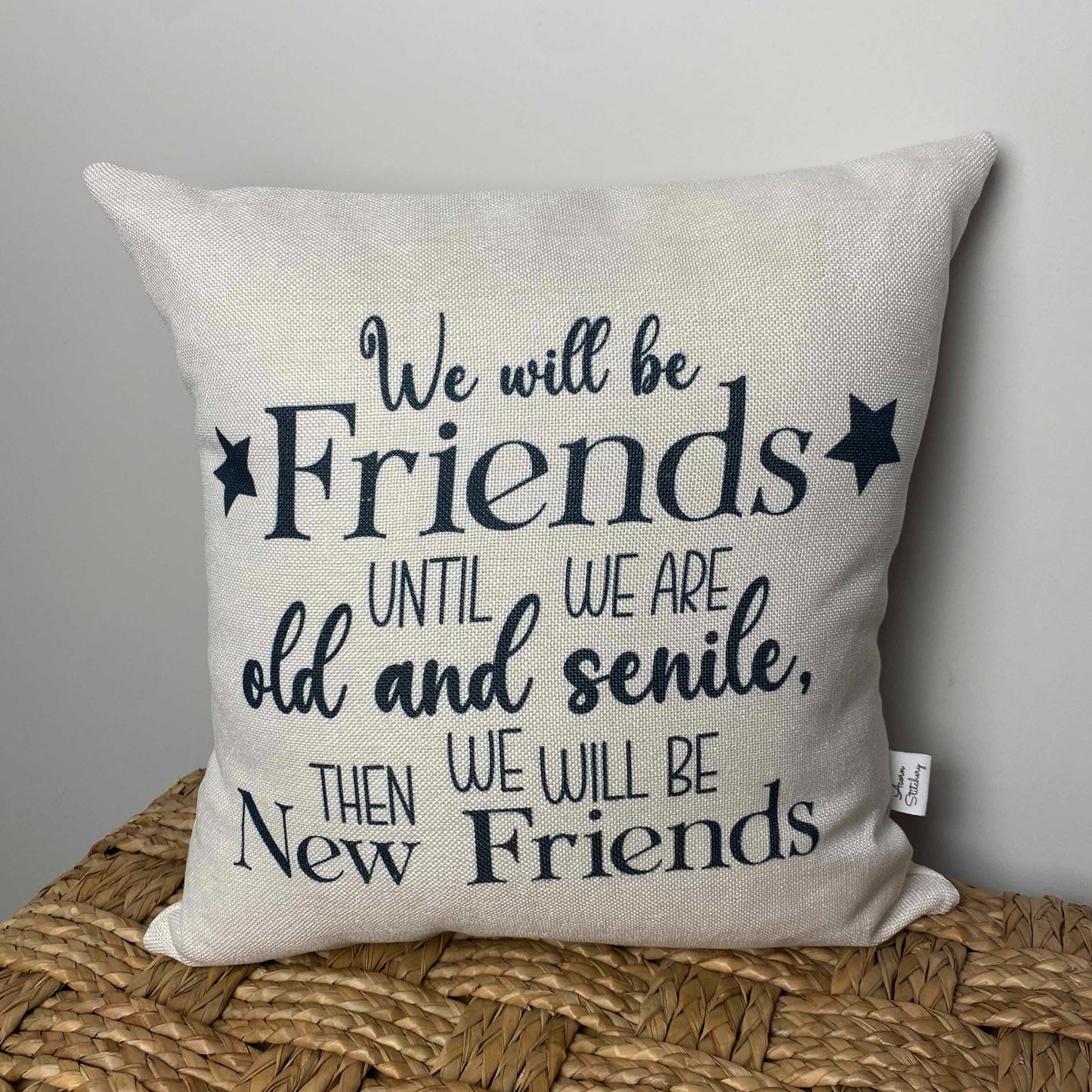 Friends pillow 18" x 18"