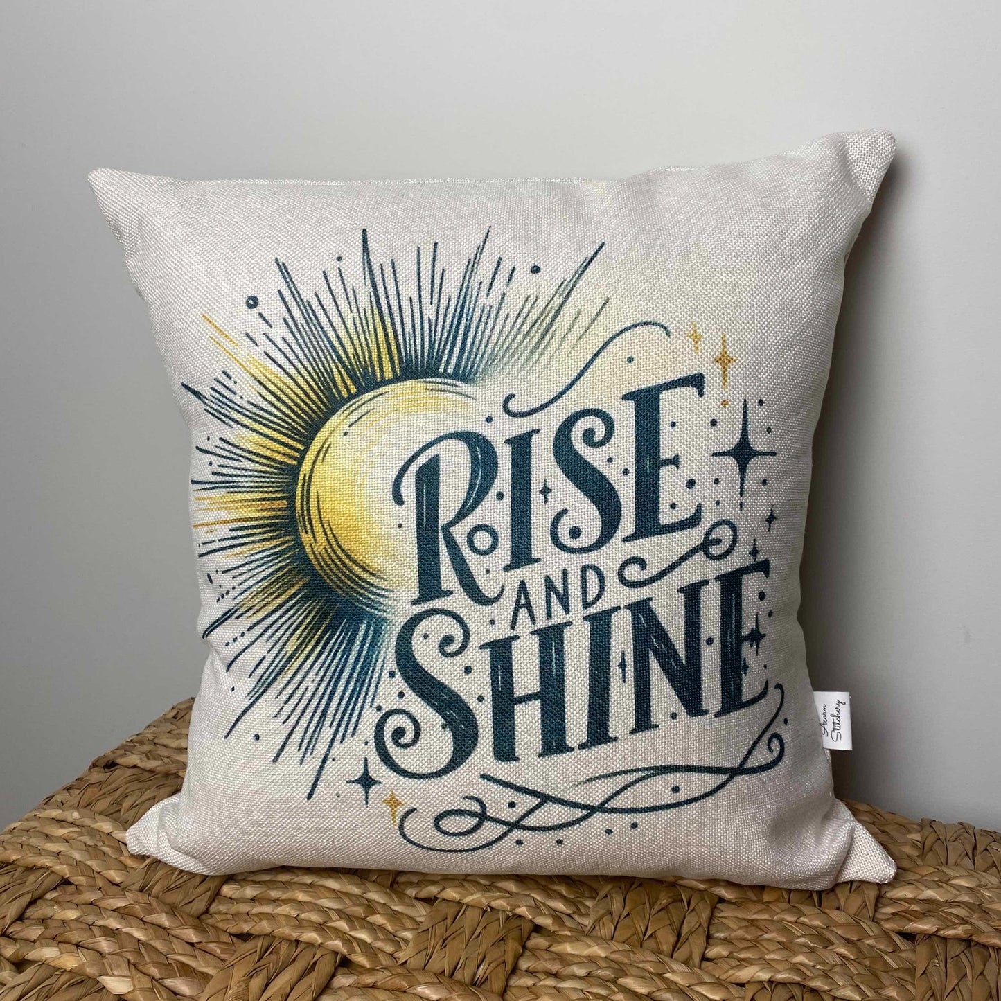 Rise And Shine pillow 18" x 18"