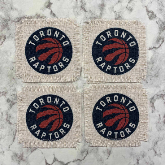 Toronto Raptors Basketball Coasters, set of 4
